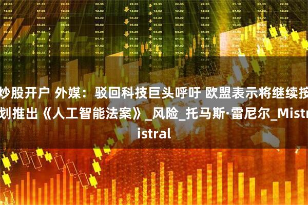 炒股开户 外媒：驳回科技巨头呼吁 欧盟表示将继续按计划推出《人工智能法案》_风险_托马斯·雷尼尔_Mistral